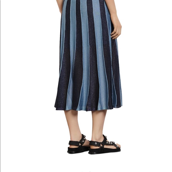 Sandro metallic midi skirt - Picture 2 of 5